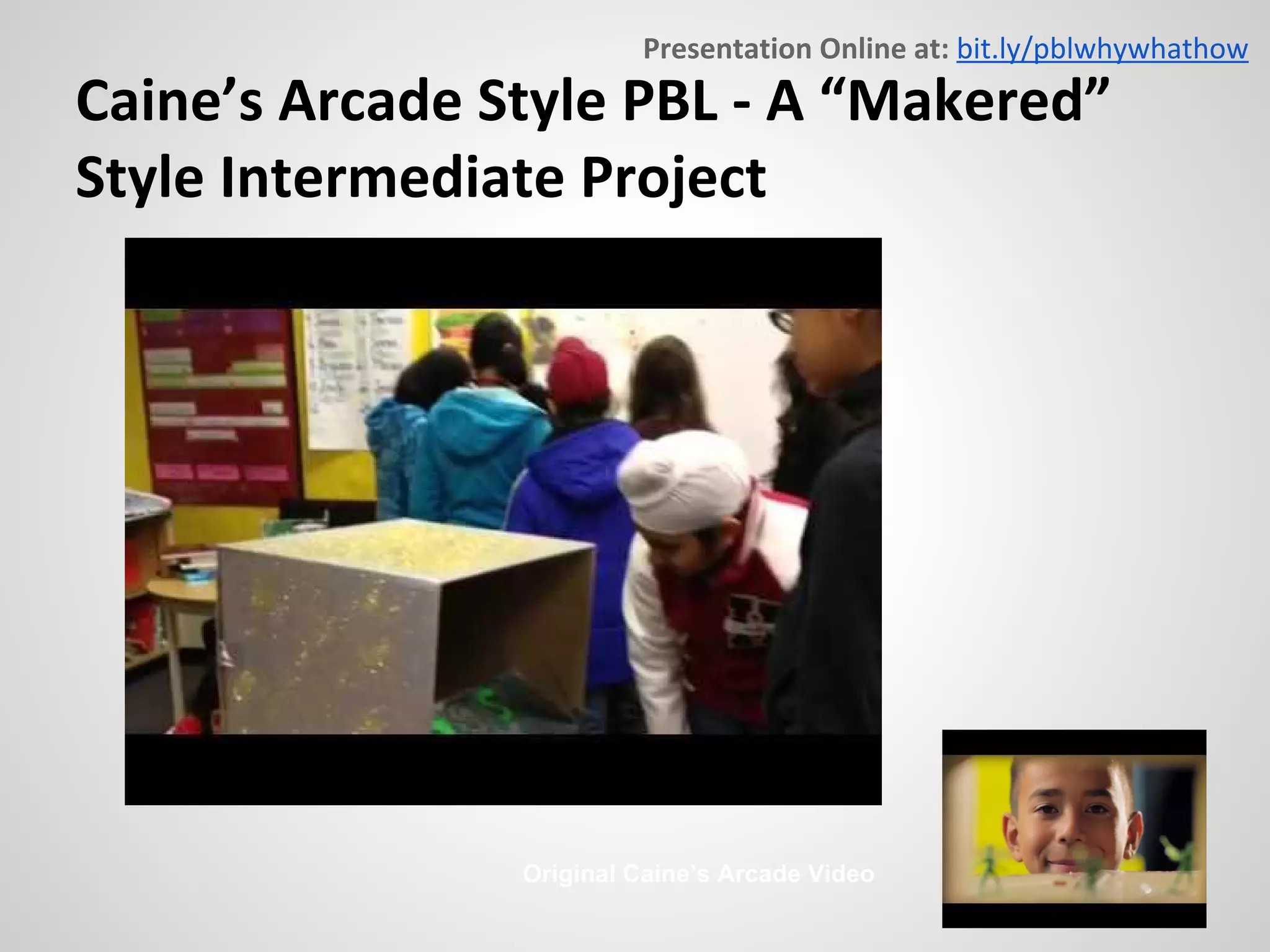 Original Caine’s Arcade Video
 