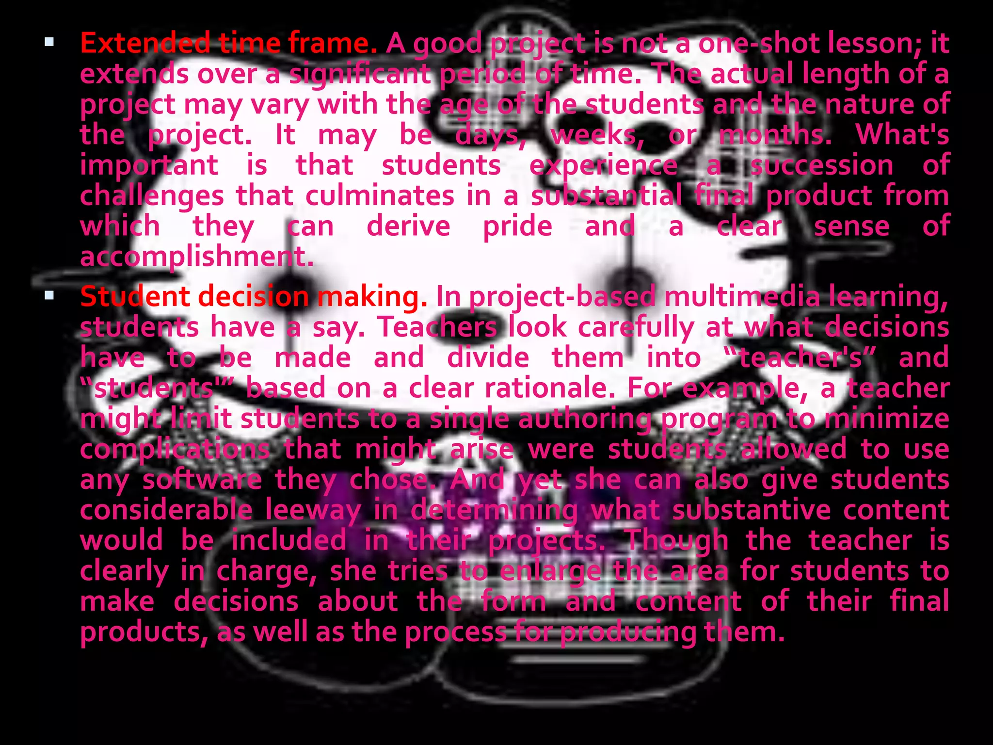 “Real life!” Now, that is the key! I spent years
waiting for “real life” to begin, not realizing
that my childhood was real life. Children,
even young ones, can make a meaningful
contribution to the world while they are
learning.
—Technology learning coordinator

 