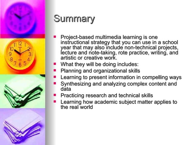 Project Based Learning Powerpoint PPT