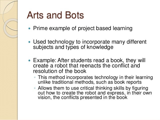 project based learning powerpoint