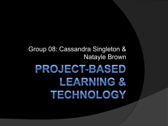 Project based learning & technology | PPTX | Homework and Study | Education