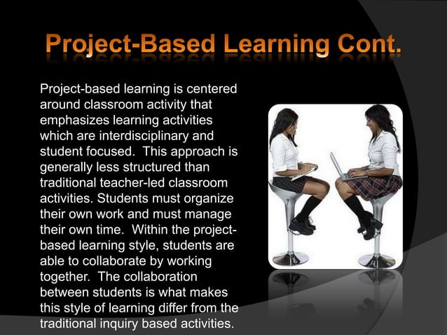 Project based learning & technology | PPTX | Homework and Study | Education