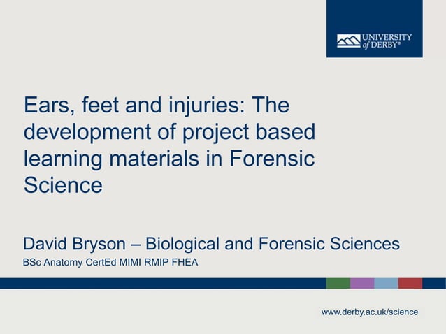 Ears, feet and injuries: The development of project based learning ...
