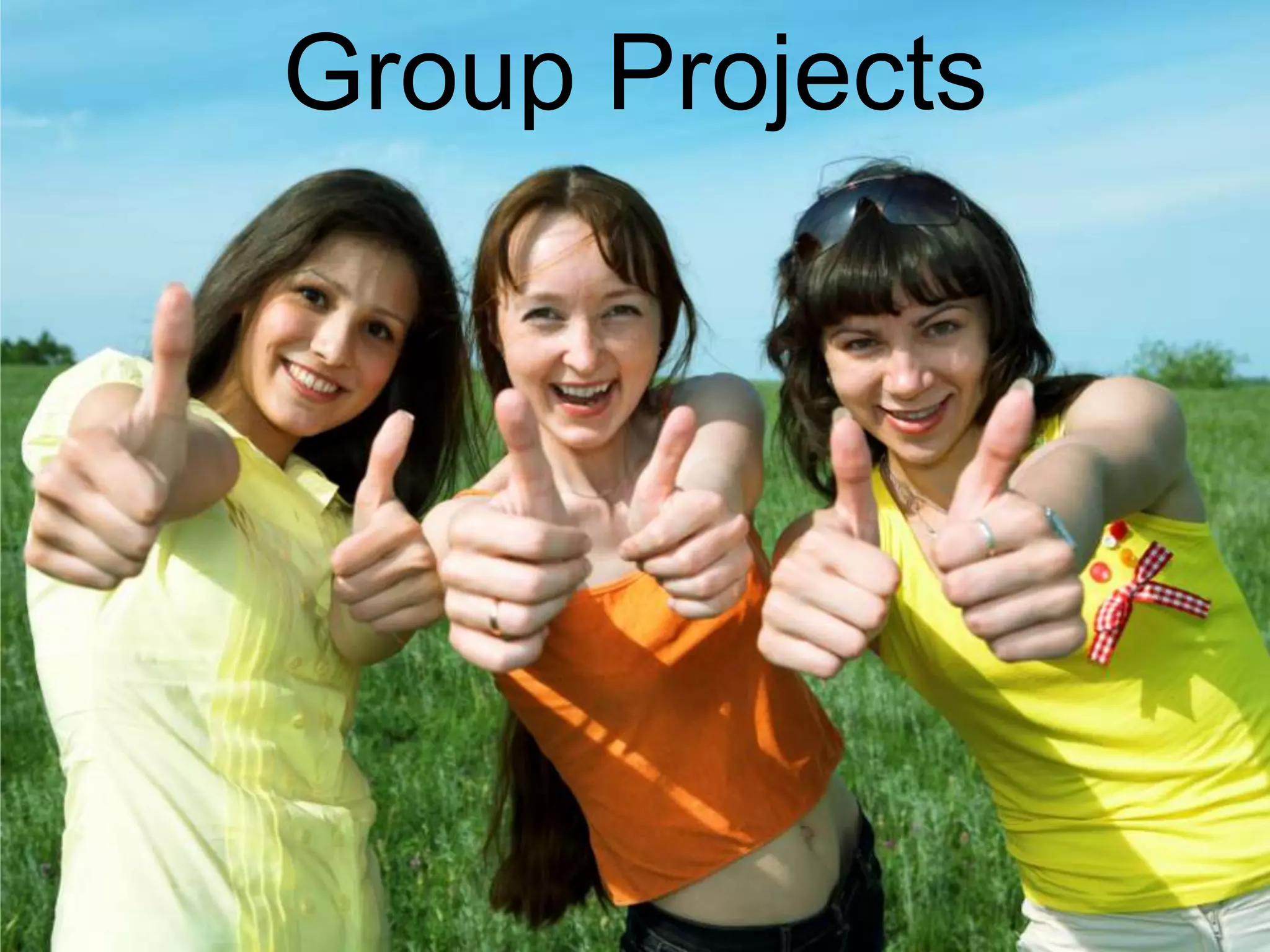 Group Projects
 