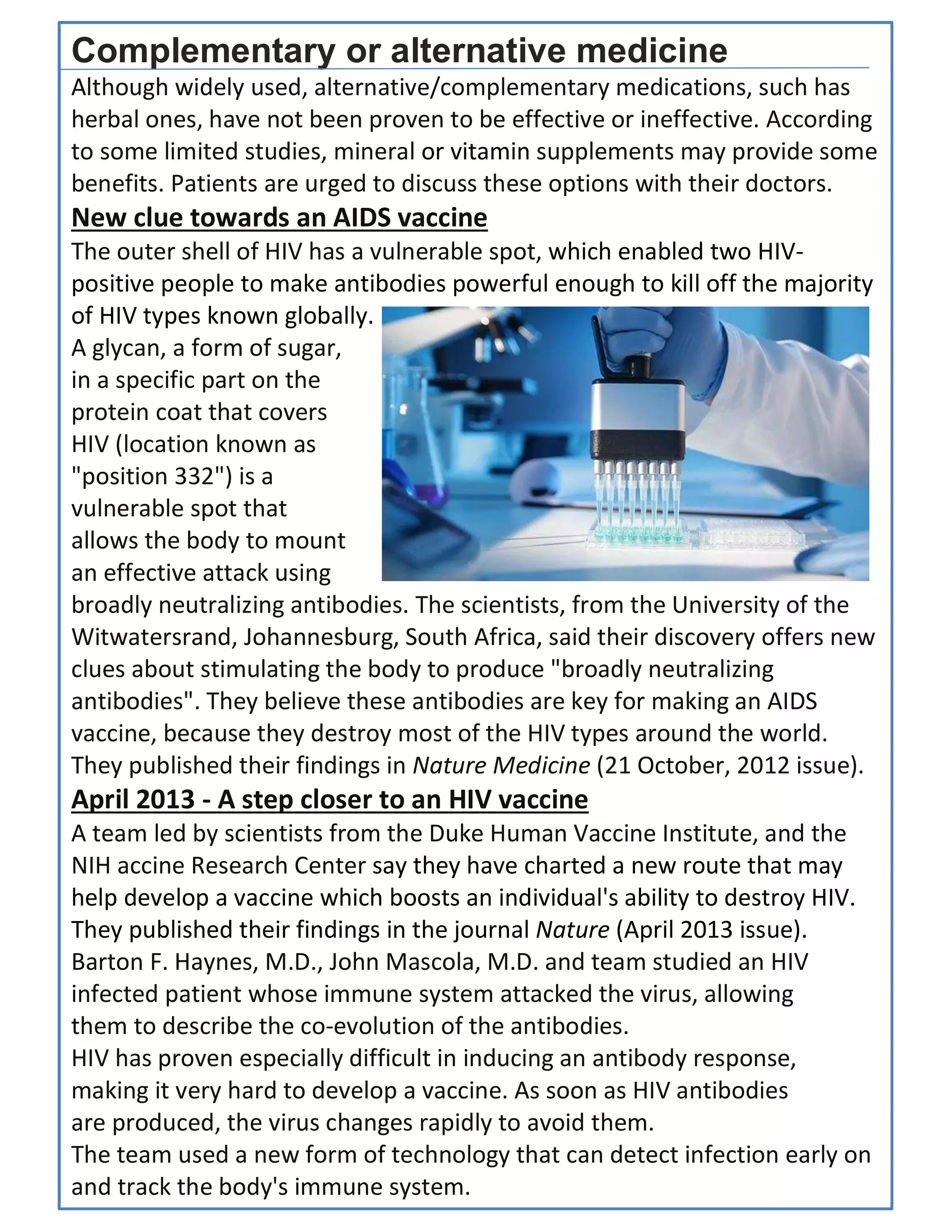 Investigatory Project on Aids | PDF