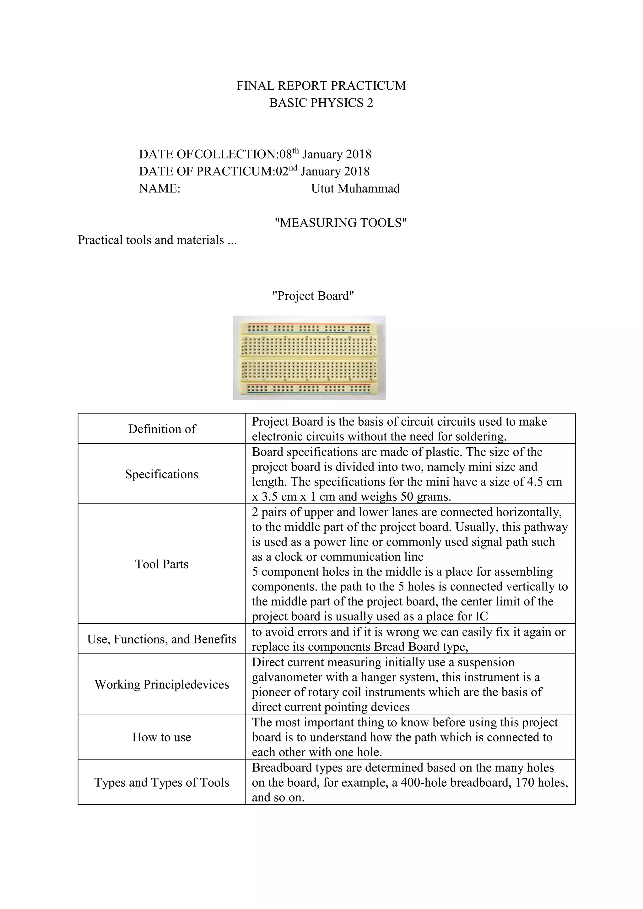 Project board | PDF