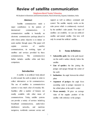 Review on Satellite Communication | DOCX