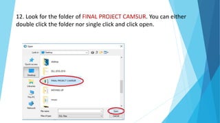 PROJECT CAMSUR INSTALLATION PROCESS.pptx