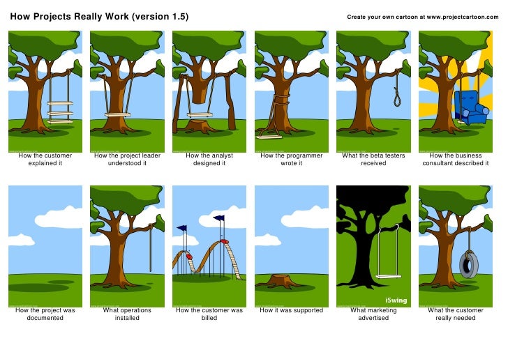 Project Cartoon How Projects Really Work
