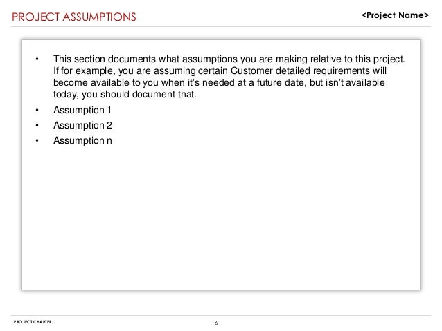 project charter sample