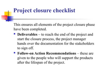 INFORMATION TECHNOLOGY PROJECT CLOSURE.ppt