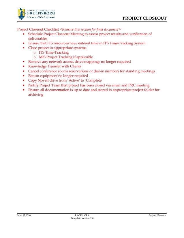 Project closure template v3.0