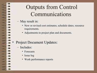 Project communication management | PPT