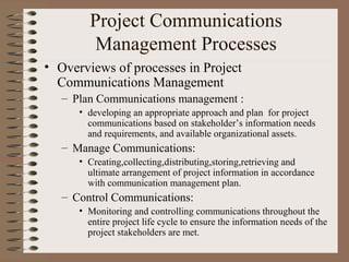 Project communication management | PPT