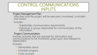 Project communication management | PPTX