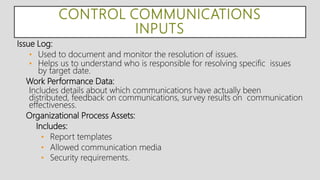 Project communication management | PPTX
