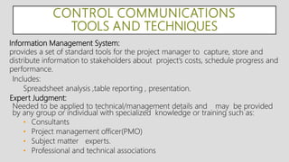 Project communication management | PPTX