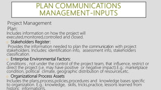 Project communication management | PPTX