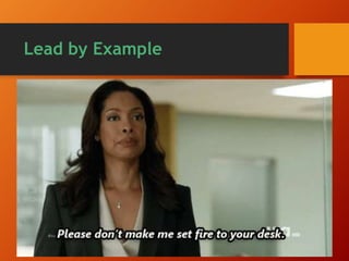 Running Effective Meetings
 