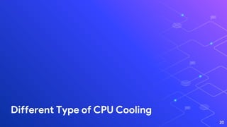 Different Type of CPU Cooling
20
 