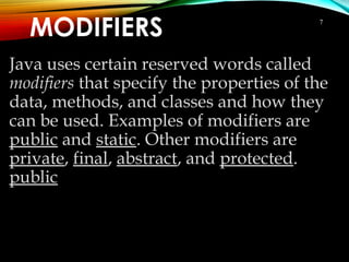 Java Language | PPT