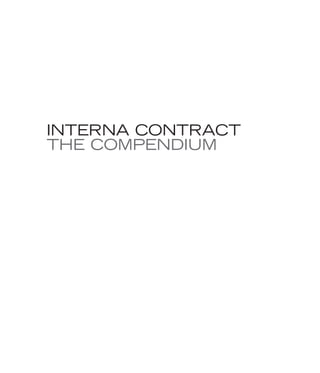 interna CONTRACT
THE COMPENDIUM
 