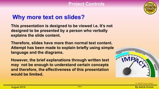 Project controls | PPTX