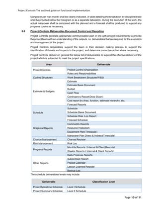 Project controls outlined | PDF
