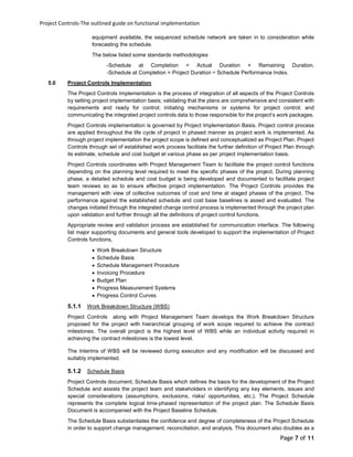 Project controls outlined | PDF