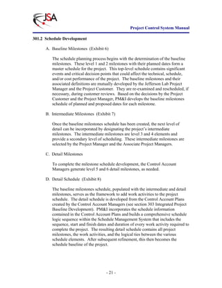 Project Control System Manual | PDF