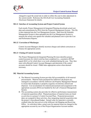 Project Control System Manual | PDF