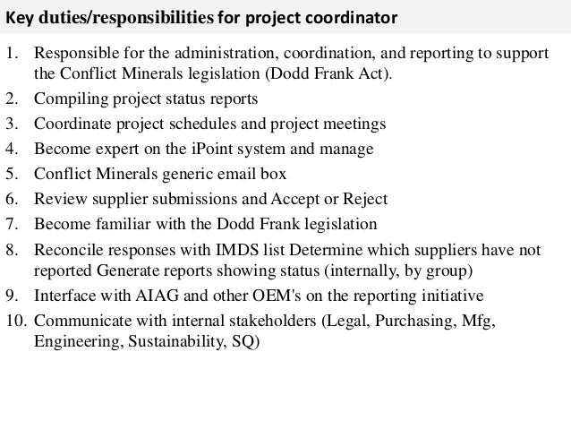 project coordinator description project coordinator description project coordinator description project coordinator description