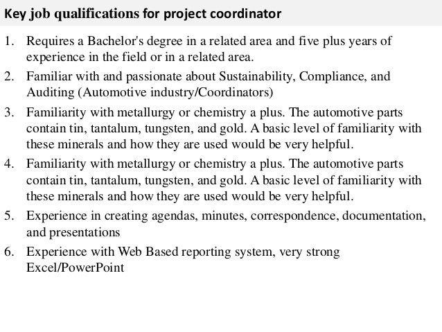 project coordinator description project coordinator description project coordinator description project coordinator description