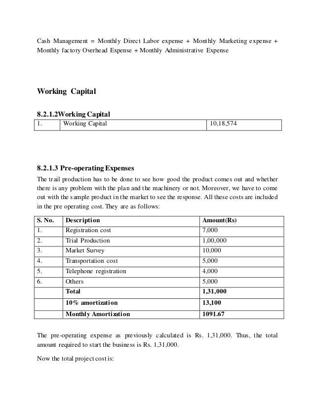 plastic molding company business plan