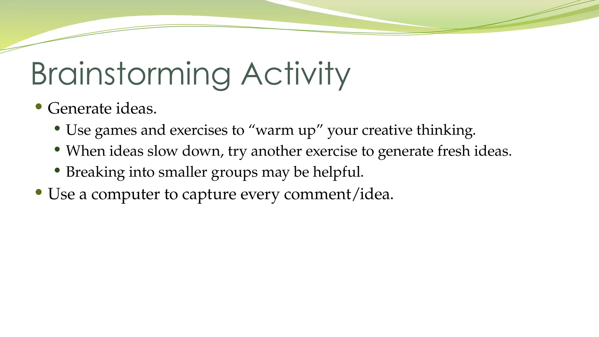 Project Creativity Templates Resources Pptx