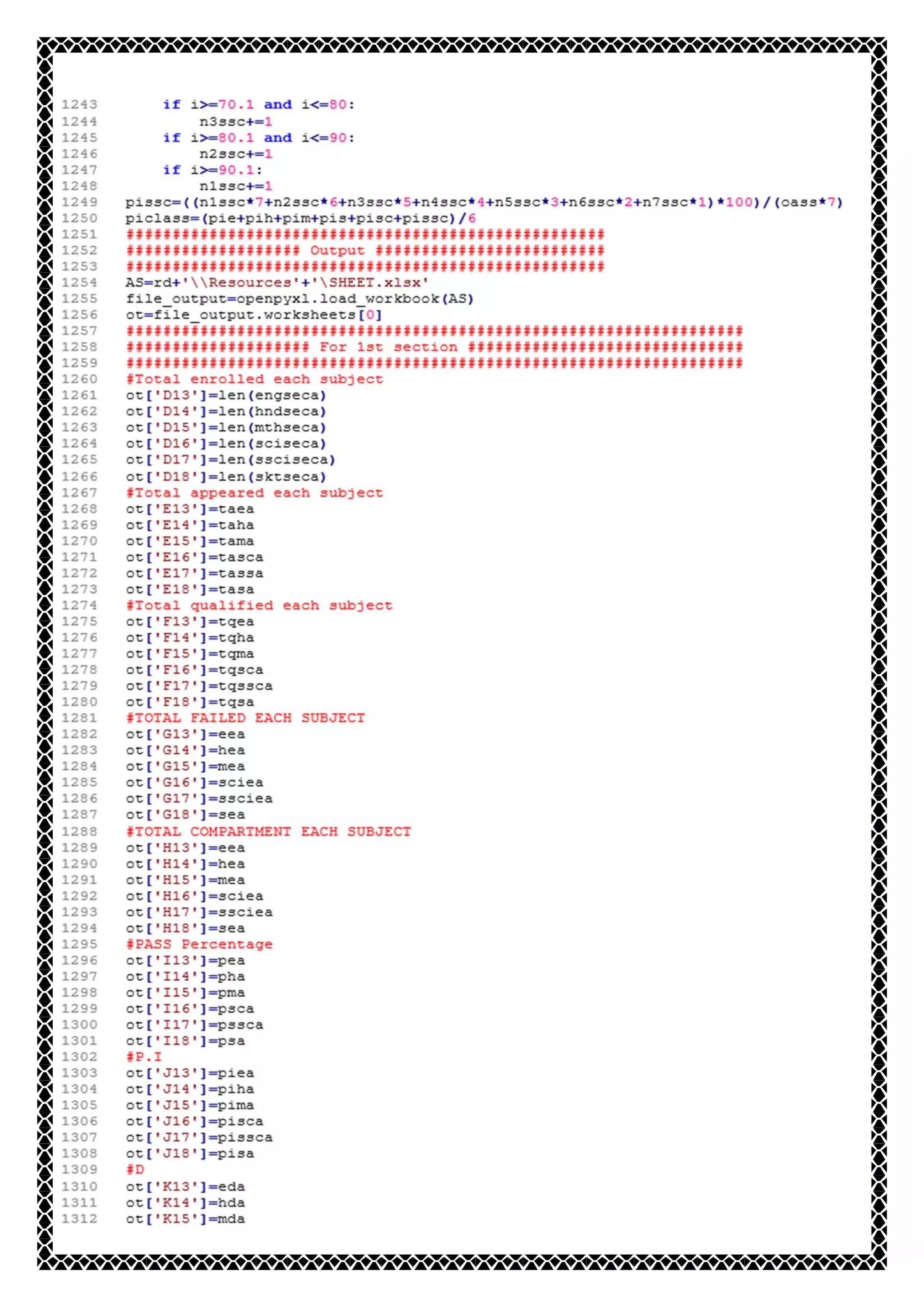 Computer Science Investigatory Project Class XII CBSE(Latest Syllabus ...