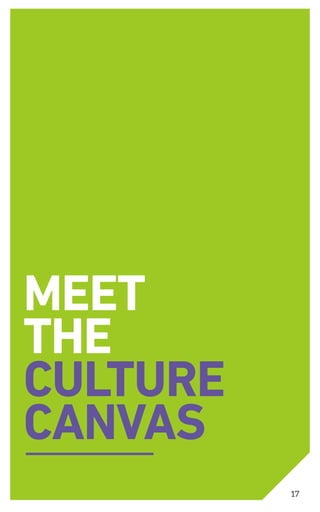17
MEET
THE
CULTURE
CANVAS
 