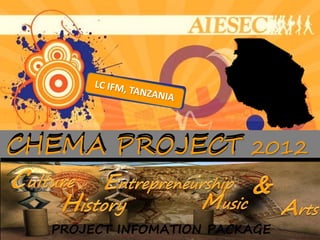 CHEMA PROJECT 2012


  PROJECT INFOMATION PACKAGE
 