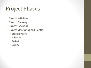Project design and management | PDF