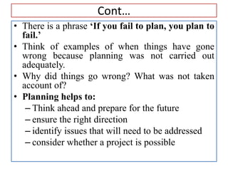 Project Design and Management | PDF