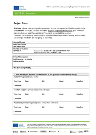 Project diary | PDF