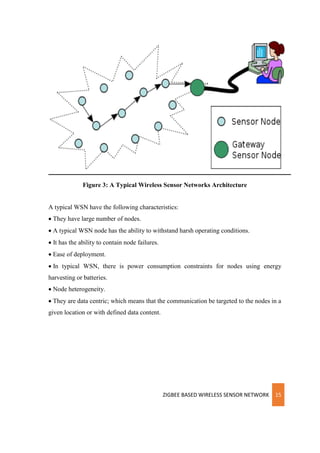 Project Dissertation - ZigBee Based Wireless Sensor Network | PDF