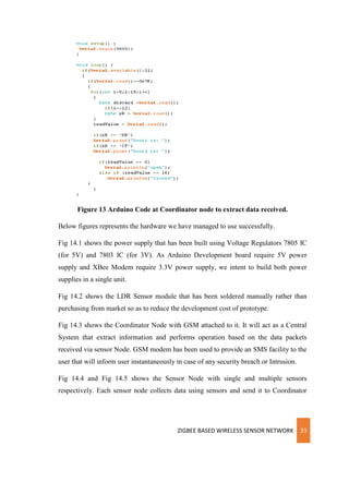 Project Dissertation - ZigBee Based Wireless Sensor Network | PDF
