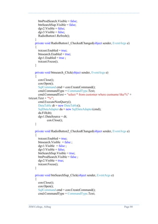 Project documentation on Mango Shop Management System | PDF