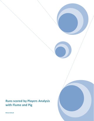 Runs scored by Players Analysis
with Flume and Pig
Nitesh Ghosh
 