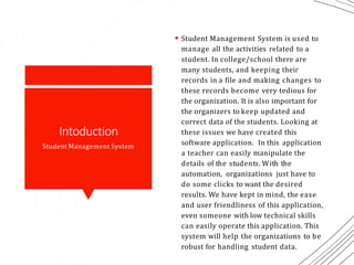 Project Documentation Student Management System format.pptx