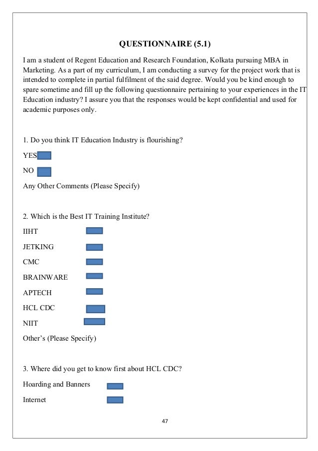 marketing strategies of hcl career development centre marketing plan questionnaire