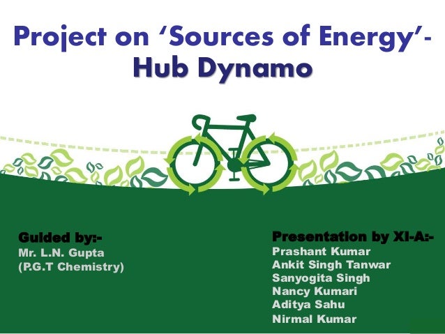 Energy Transformation In A Bicycle Dynamo Bicycle Post