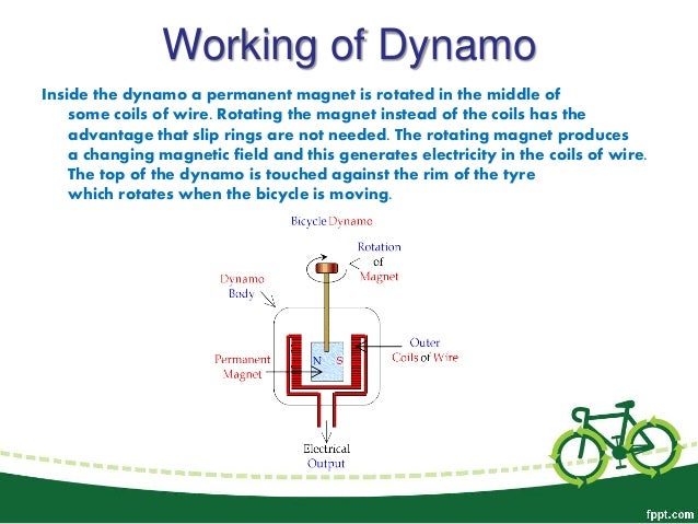 renewable sources of energy dynamo in bicycle how dynamo works