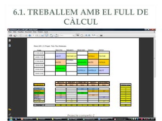 6.1. TREBALLEM AMB EL FULL DE
            CÀLCUL




           Projecte competic-2   14
 